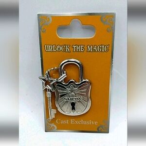 DISNEY PARKS Cast Exclusive Unlock The Magic Show Pin BRAND NEW